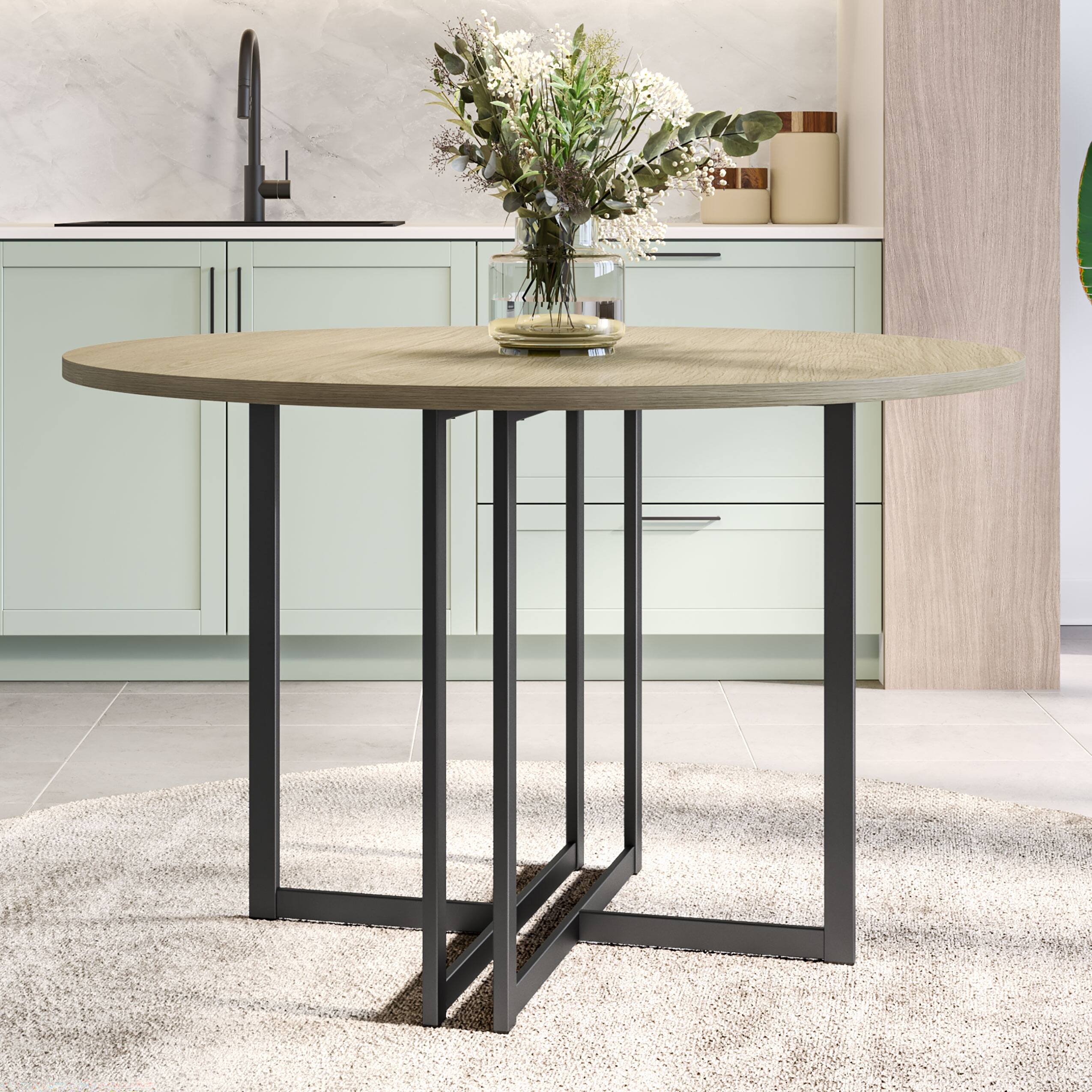 Amisco Trenton 48" Round Dining Table Bed Bath & Beyond 38974113